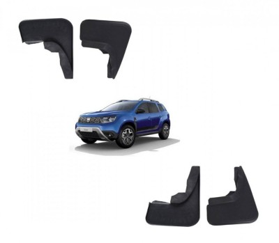 Set aparatori noroi fata si spate dedicate Dacia Duster 2018-2023 &amp;reg; ALM foto