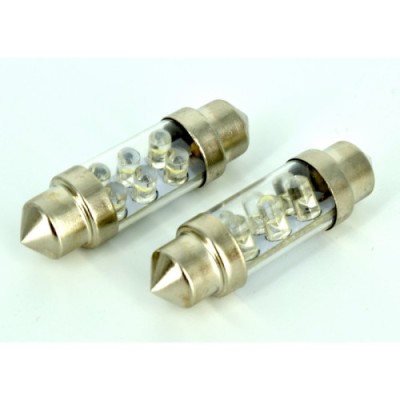 Bec 6 LED SOFIT 36MM 12V ALBA COD: PT49 Automotive TrustedCars foto