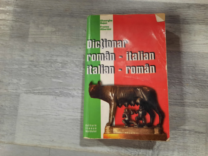 Dictionar roman-italian ,italian-roman de Ghe.Bejan,Franco Albertini