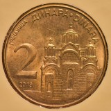 Monede 2, 5 dinari Serbia 2019, Europa