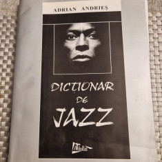 Dictionar de Jazz Adrian Andries