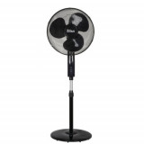 Cumpara ieftin Ventilator cu picior ZILAN ZLN-1204,Negru 50W, 40 cm diametru, Telecomanda, Timer,