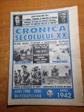 Cronica anului 1942 - fapte date,cifre fara cenzura - aparitia in anul 1994