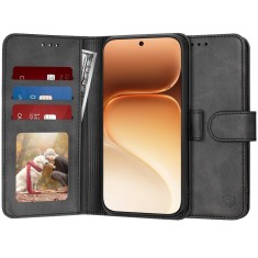 Husa 360 Honor 600 Pro Asteroid GSM Diary Book, negru