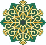 Cumpara ieftin Sticker decorativ, Mandala, Multicolor, 60 cm, 4982ST, Oem