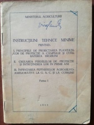 Instructiuni tehnice minime privind principiile de proiectarea plantatiilor partea 1- Ministerul Agriculturii foto