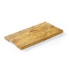 Tocator dreptunghiular cu manere canelate, Hendi, lemn de maslin, 300x150x(H)18 mm, DNH505175