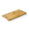 Tocator dreptunghiular cu manere canelate, Hendi, lemn de maslin, 300x150x(H)18 mm, DNH505175