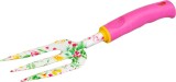 Furca de gradinarit Strend Pro Ladies Line, roz, 30x8 cm, cu flori
