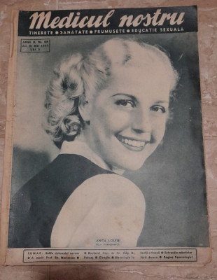 Revista Medicul nostru, anul II, nr.68/1938 foto