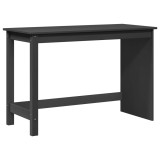 vidaXL Birou Gri 112 x 50 x 75 cm Lemn de pin masiv 42028374