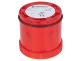 Semnalizator Luminos LED Roșu 230VAC IP65 &Oslash;70x65mm