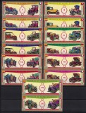 2X GUINEEA ECUATORIALA 1976 &ndash; Masini de epoca / serie completa MNH, Nestampilat