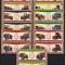2X GUINEEA ECUATORIALA 1976 &ndash; Masini de epoca / serie completa MNH