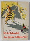 PRICHINDEL IN TARA ALBINELOR de ALEXANDRU F. MIHAIL , ilustratii de RAISA IUSEIN , 1960 , * MINIMA UZURA
