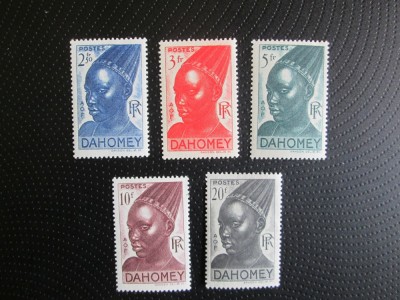 FRANTA COLONIE DAHOMEY SERIE-MNH/MH=11 foto