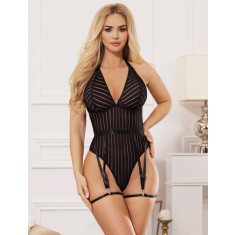 Eross body Garter Belt XS/S Black