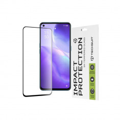 Folie Sticla pentru Oppo Reno5 5G / Find X3 Lite 5G Techsuit 111D Full Cover / Full Glue Glass Negru