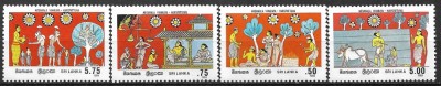 B2042 - Sri Lanka 1989 - Sarbatori religioase 4v.neuzat,perfecta stare foto