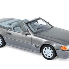 Macheta auto MERCEDES-Benz 500 SL gri (1989), 1:18 Norev