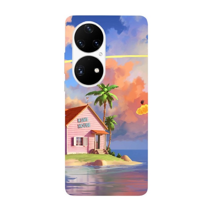 Husa compatibila cu Huawei P50 Pro model Dragon Ball Kame House, Silicon, TPU, Viceversa