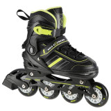 NH18191 2in1 Black/Lime Mărime M(34-38) Patine cu &icirc;nlocuire placă de hochei Nils Extreme