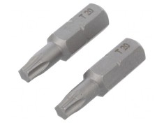 Capăt de şurubelniţă Torx TX20 25mm 2buc