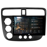 Cumpara ieftin Navigatie HUB64 Honda Civic (1998-2005), 6GB RAM, Android 13, Octacore, Slot Sim 4G, DSP, GPS, Wi-FI, Carplay, Android Auto, USB, Bluetooth, Waze, Tou