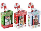 Set cadouri Craciun 3 creme maini, 3 pile unghii cm 6,5 x 4,5 x 15 H