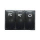 Panou de comanda universal auto cu 3 butoane pentru control functii