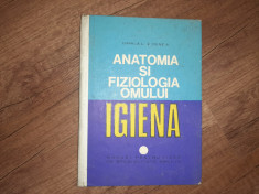 Anatomia si fiziologia omului Igiena - L. Danila, 1970 foto