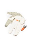 Cumpara ieftin Set 2 salopete Rabbit, 100%bumbac organic, BabyCosy (Marime: 6-9 luni)