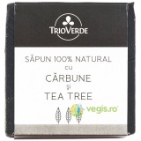 Sapun Natural Cu Carbune Si Tea Tree 110Gr