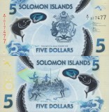 INSULELE SOLOMON 5 dollars 2019 P-38a polymer UNC!!!