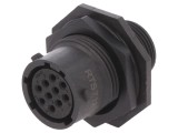 Conector Circular pentru Panou cu Piuliță Frontală