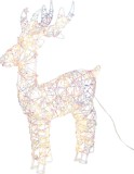 Decoratiune de Craciun ren LED MagicHome, lumina calda, 30,5x10x46 cm