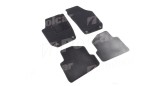 Set covorase auto mocheta Velor Skoda Fabia (5J), 03.2007-03.2015, negru,