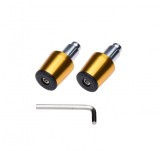 Set 2 capeti ghidon conici, pentru motociclete, culoare auriu/negru, diametru 17... Cod Produs: MX_NEW AW56916BGD