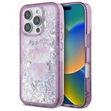Husa pentru iPhone 16 Pro - Hello Kitty Hardcase Liquid Glitter 50TH Anniversary Party (HKHCP16LL50PPU) - Purple