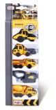 MAISTO SET 5 UTILAJE DE CONSTRUCTII VOLVO SuperHeroes ToysZone