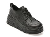 Pantofi GRYXX negri, 387601, din piele naturala