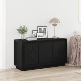 vidaXL Bufet Stejar Negru 102 x 35 x 55 cm Lemn compozit 862816