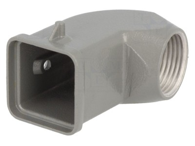 Conector carcasă HDC 3A unghi cablu foto