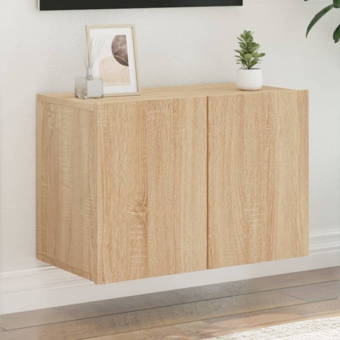 Gossi comoda tv de perete, stejar sonoma, 60x30x41 cm