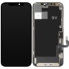 Display cu Touchscreen GX pentru Apple iPhone 12 / 12 Pro, cu Rama, Versiune OLED IC Movable, Negru