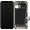 Display cu Touchscreen GX pentru Apple iPhone 12 / 12 Pro, cu Rama, Versiune OLED IC Movable, Negru