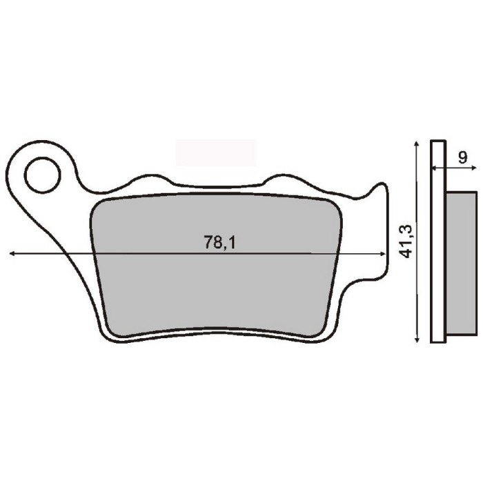 Placute frana sinter Aprilia Pegaso 650IE spate Cod Produs: MX_NEW 225101333RM
