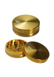 Grinder metalic Black Leaf Golden, 2 Parti, O55mm