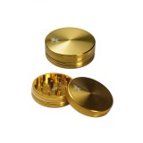 Grinder metalic Black Leaf Golden, 2 Parti, O55mm