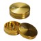 Grinder metalic Black Leaf Golden, 2 Parti, O55mm